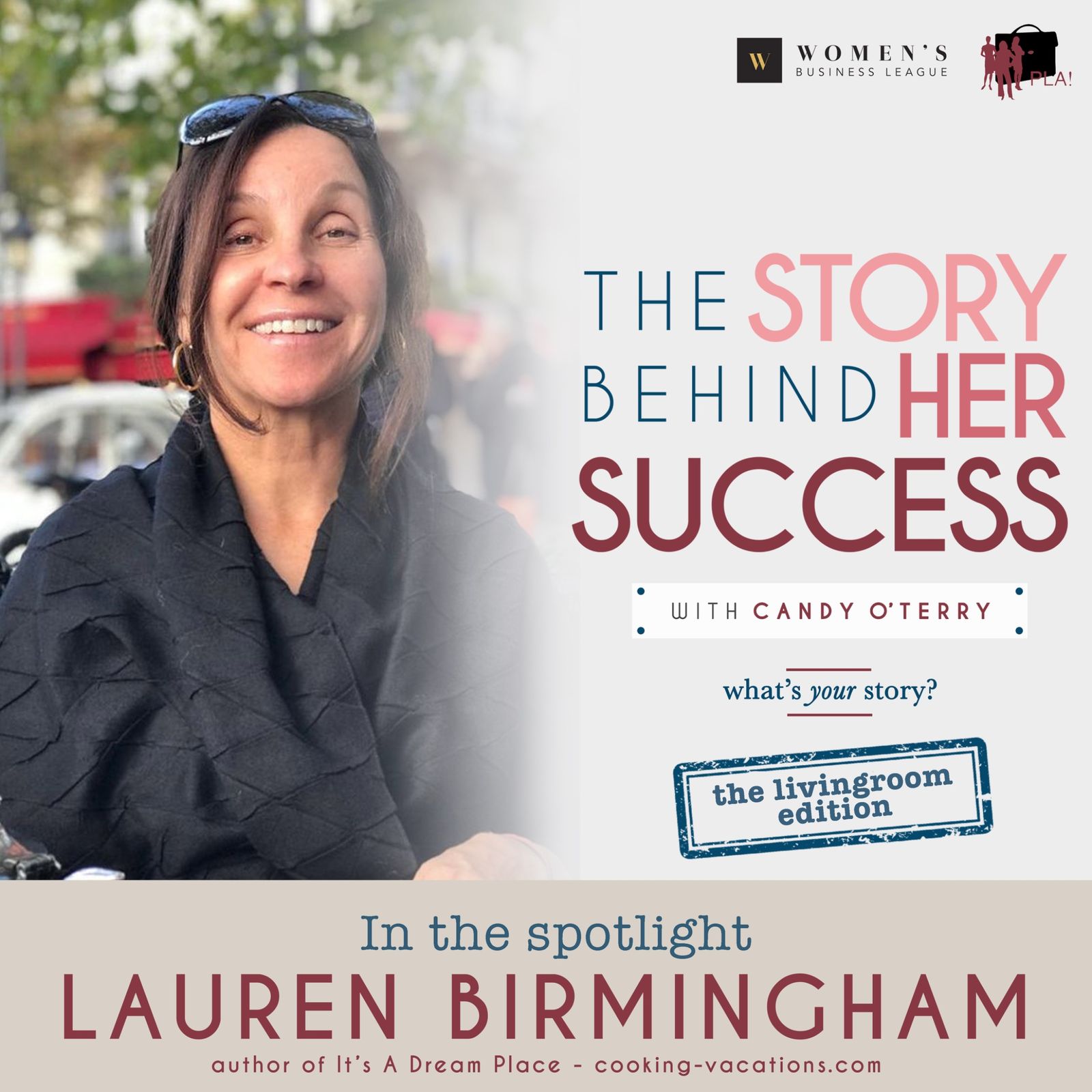Lauren Birmingham: author of It’s A Dream Place cooking-vacations.com -300